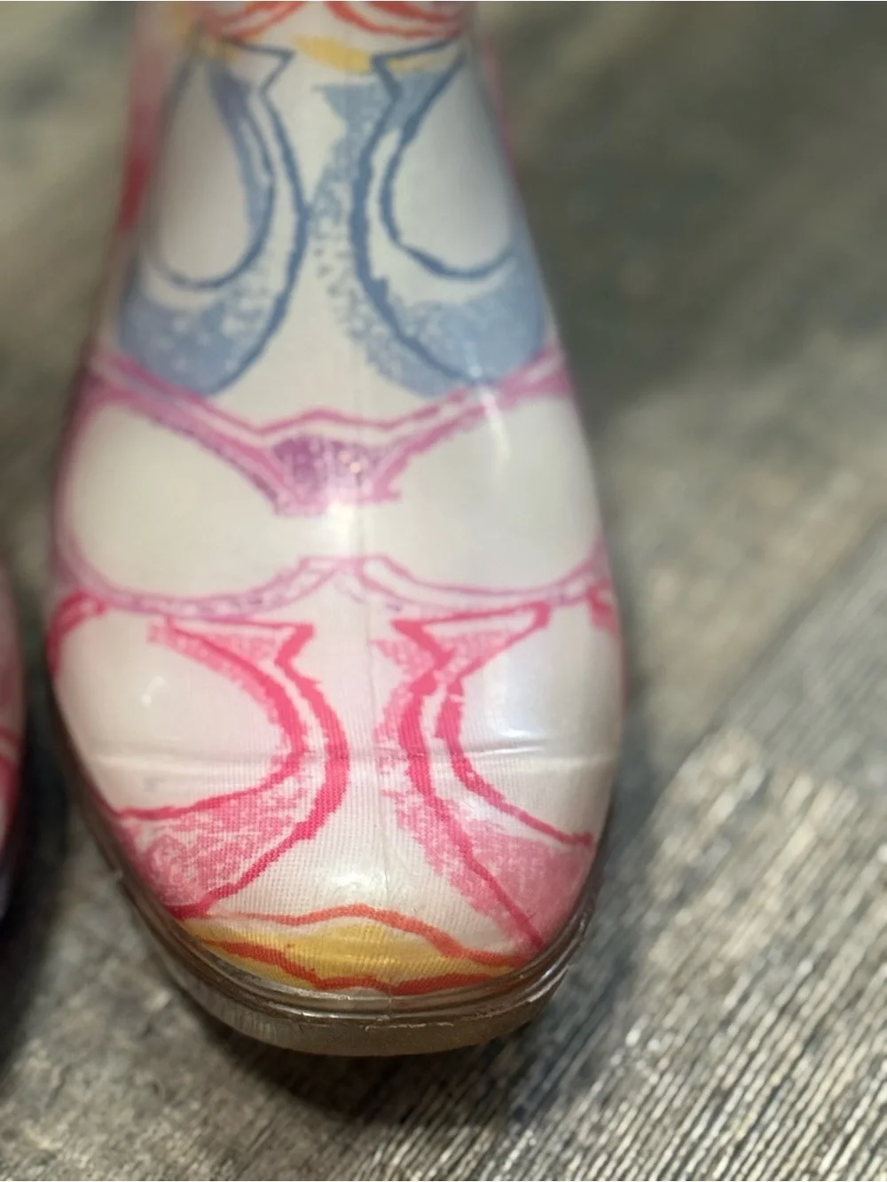 Coach Signature Multicolor Rainbow Boot women’s size 9 Mid Calf